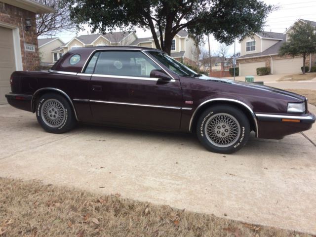 Chrysler TC by Maserati 1989 1989 Chrysler TC by Maserati