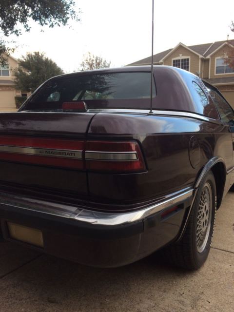 1989 Chrysler TC by Maserati - photo 6