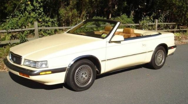 Chrysler TC by Maserati - Convertible, Meticulously Maintained, Runs Flawlessly! 1990 Chrysler TC Maserati
