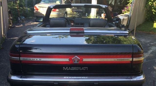 1990 Chrysler TC Maserati - photo 3