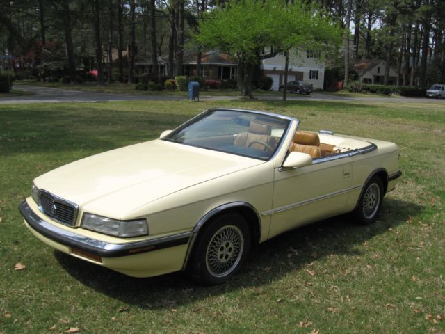 CHRYSLER TC MASERATI CONVERTABLE TURBO 1989 1989 Chrysler TC Maserati Turbo Coupe