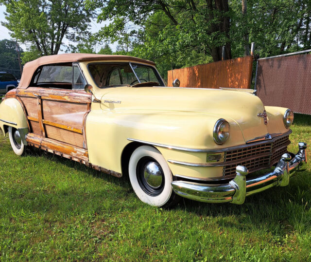 Chrysler Town & Country Woody Woodie Convertible 56K Miles 1947 Chrysler Town & Country Woody Convertible