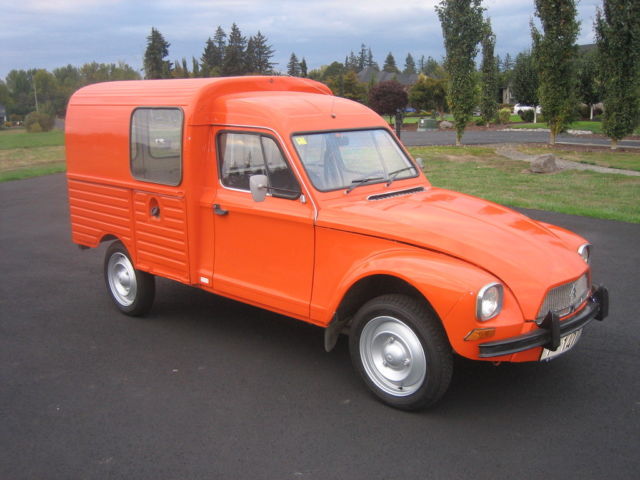 Citroen 2CV Acadiane truckette Dyane 6 400 1979 Citroën AX 2CV Acadiane