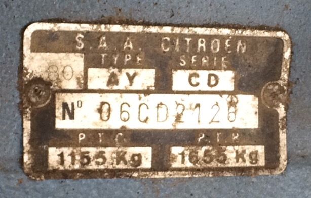 1980 Citroën acadiane - photo 5