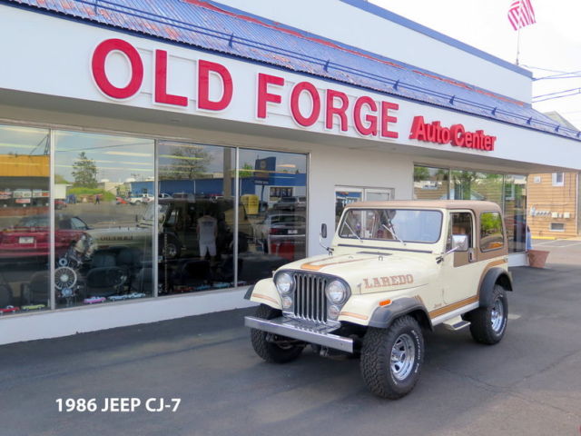CJ 7 Laredo 10709 original miles real deal 1986 Jeep CJ