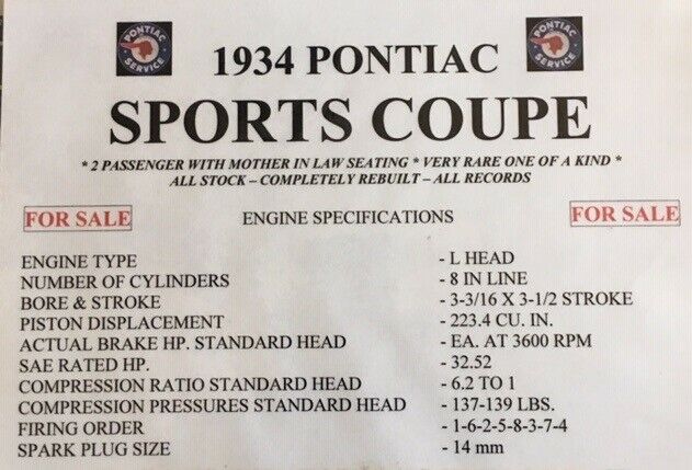 1934 Pontiac Other Sports Coupe - photo 9