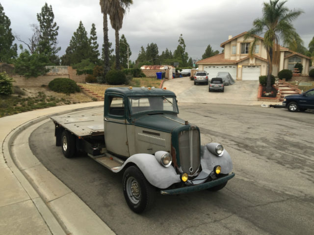1935 GMC Hot Rod flat bed chevy dually subframe