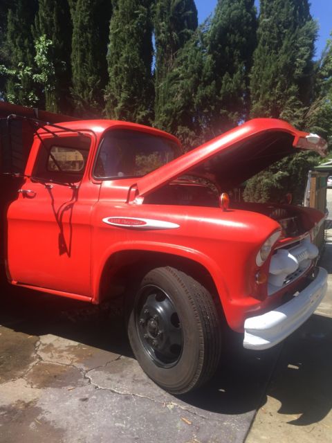 Classic 1957 Chevy C6500 16' Stakebed Truck with Straight Inline 6 Cylinder 1957 Chevrolet C6500