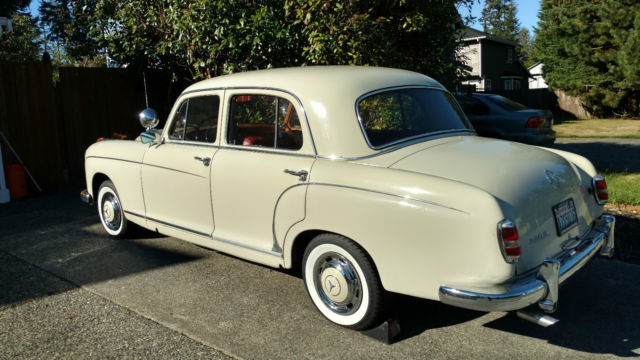Classic 1959 Mercedes Benz 220s Ponton 1959 Mercedes-Benz 200-Series Ponton