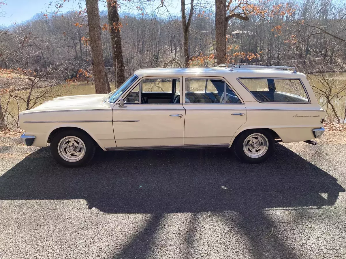 Classic 1964 AMC Rambler American wagon a/c, 71k miles: rebuilt engine & trans: 1964 AMC Rambler American 330
