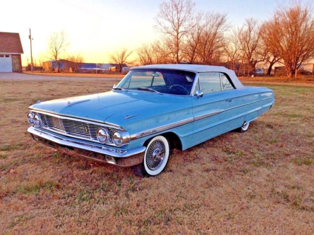 CLASSIC 1964 FORD GALAXIE 500 CONVERTIBLE 352 4V AUTOMATIC * BEAUTIFUL BABY BLUE 1964 Ford GALAXIE 500