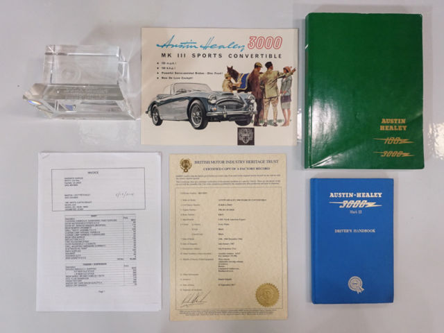 1967 Austin Healey 3000 Mark III Phase II Roadster - photo 11