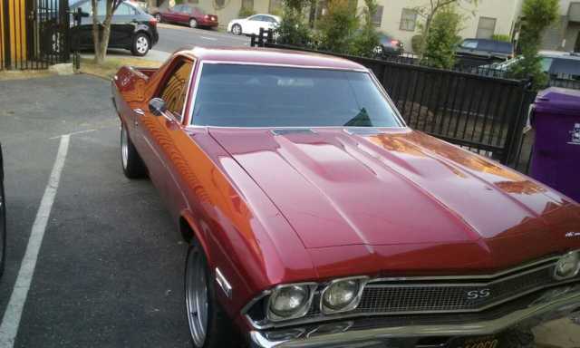 Classic 1968 Chevy El Camino SS 396 Cherry Red Very Clean & Rides Like a Charm 1968 Chevrolet El Camino 396