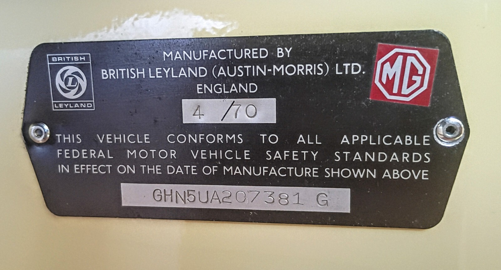 1970 MG MGB - photo 12