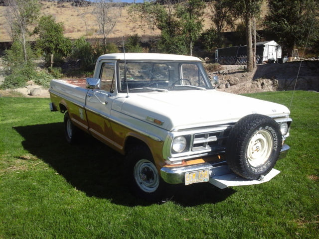 Classic 1971 Ford F-100 Custom "High Boy" Older Brother Era Correct 1971 Ford F-100 Custom