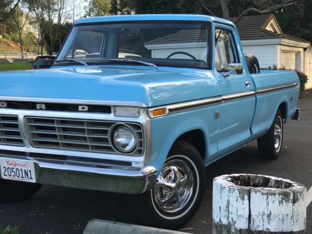 Classic 1974 Ford F100 Restored with Rebuilt Engine/Clean Title 1974 Ford F-100