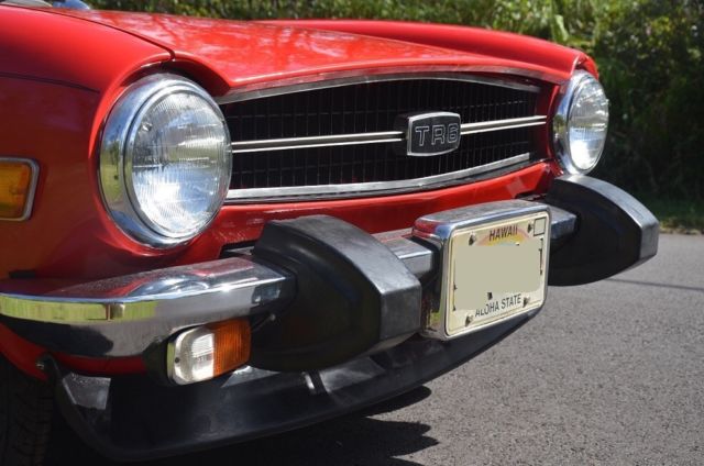 1975 Triumph TR-6 Roadster