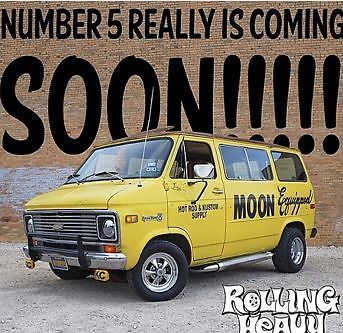 Classic 1977 Chevy Mooneyes Tribute Van G20 1970s Cragar Beach Boogie Van 1977 Chevrolet G20 Van