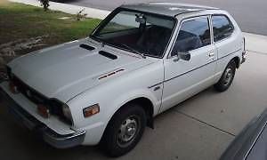 Classic 1977 Honda Civic CVCC Hondamatic just over 70k miles white Hatchback 1977 Honda Civic Sedan