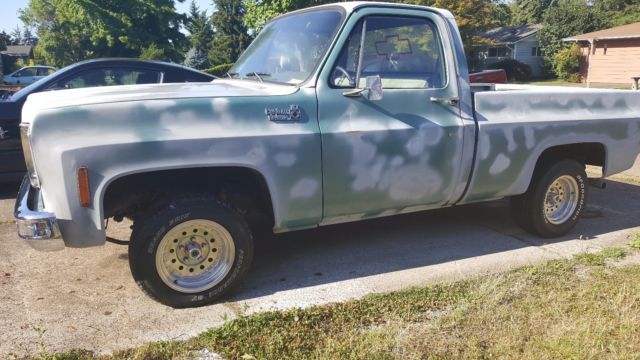 classic 1978 chevy c-10 shortwide pickup rebuilt 327 full posi shift kit headers 1978 Chevrolet Other Pickups