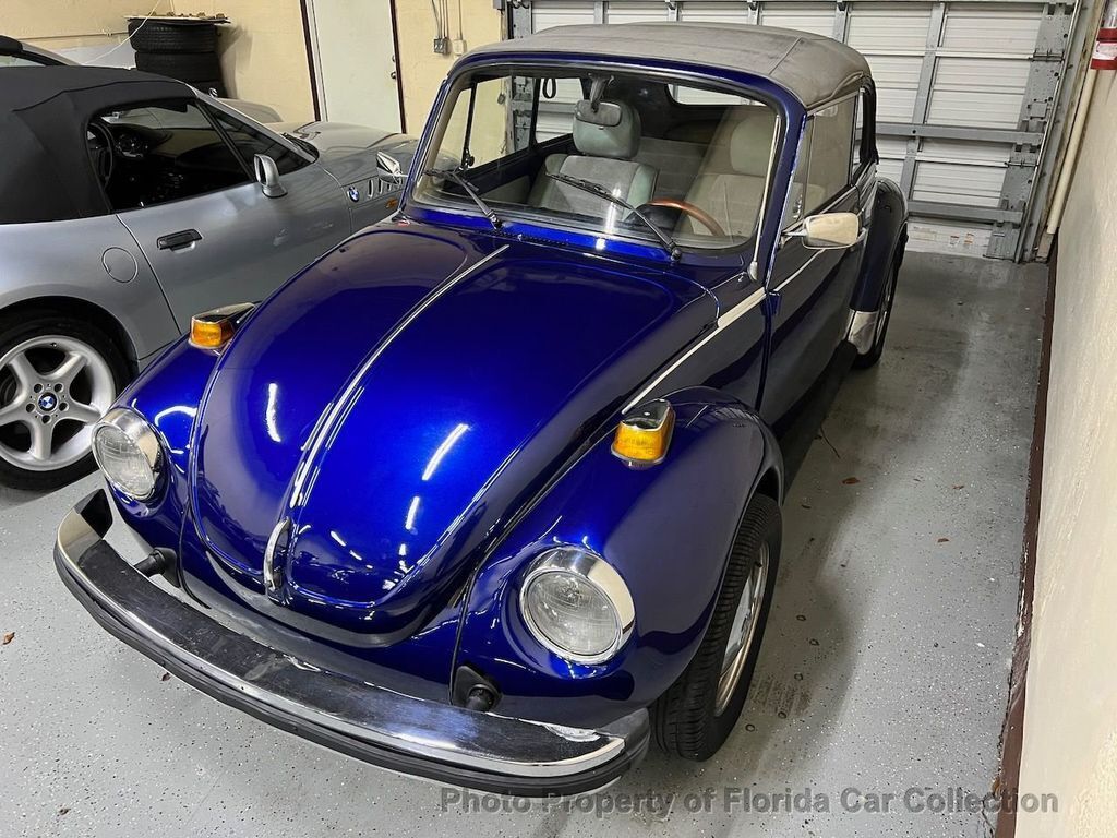 Classic 1978 VW Super Beetle Bug Convertible Cabriolet Low Miles 4-Speed Manual 1978 Volkswagen Beetle Super Beetle Convertible