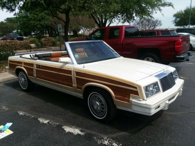 Classic 1983 Chrysler LeBaron Mark Cross Edition Convertible Woodie 1983 Chrysler LeBaron Wood