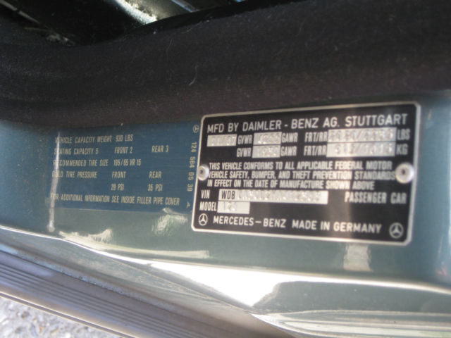 1987 Mercedes-Benz 300-Series - photo 10