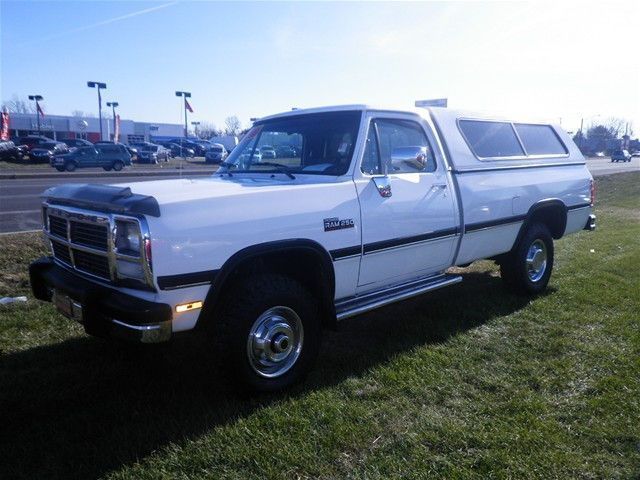 Classic 1991 Dodge W250 L250 LE L6 5.9L Turbo Diesel Cummins Rare Excellent Cond 1991 Dodge Ram 2500