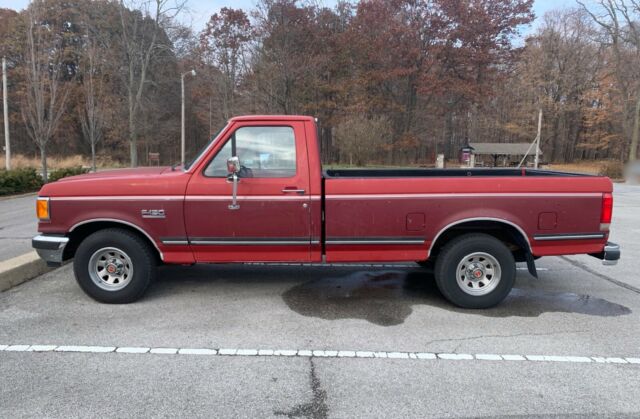 Classic 1991 Ford F-150 Inline 6 Cylinder Regular Cab Long Bed Truck 1991 Ford F-150