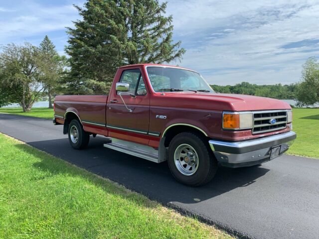 Classic 1991 Ford F-150 XL F-Series Regular Cab Long Bed Automatic Pick Up Truck 1991 Ford F-150 XL F Series