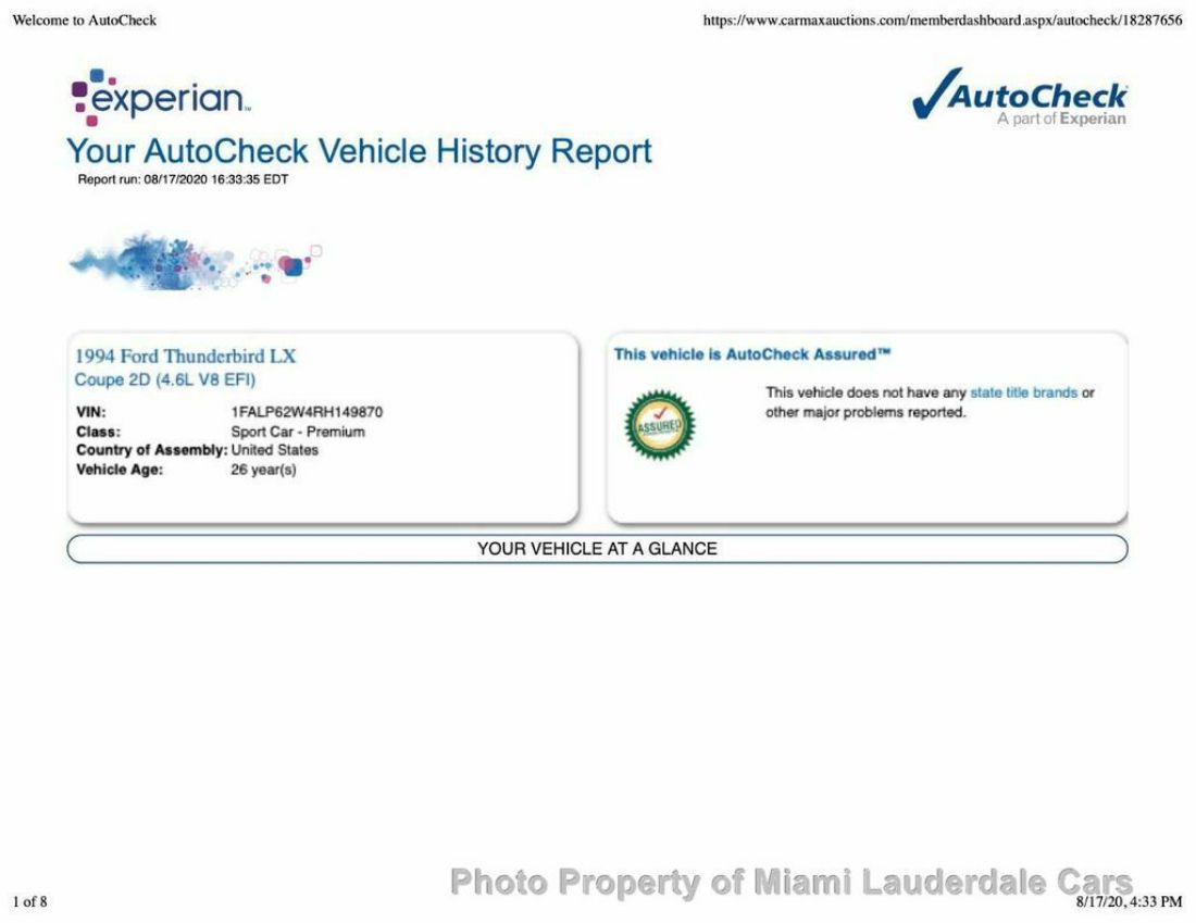 1994 Ford Thunderbird 2dr LX - photo 11