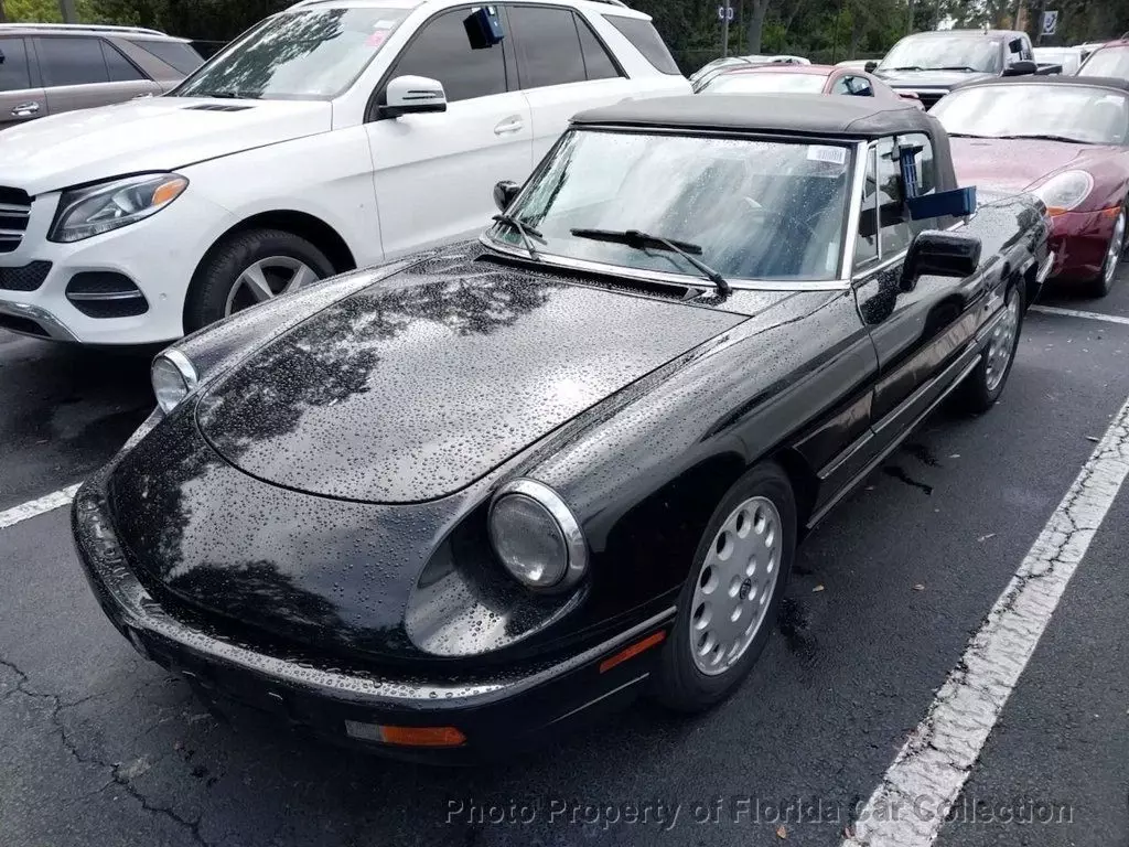 Classic Alfa Romeo Spider Veloce Convertible Auto 1-Owner Low Miles Clean Carfax 1991 Alfa Romeo Spider Veloce Convertible Roadster Automatic