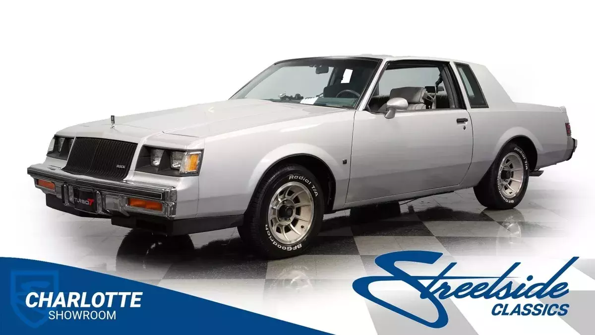 CLASSIC AMERICAN MUSCLE VINTAGE MUSCLE CAR TURBO HOT ROD COUPE 1987 Buick Regal Turbo-T