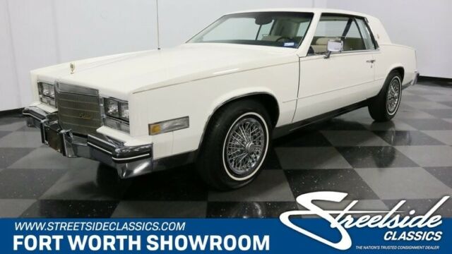 classic caddy white air auto v8 collector leather 1985 Cadillac Eldorado Commemorative Edition