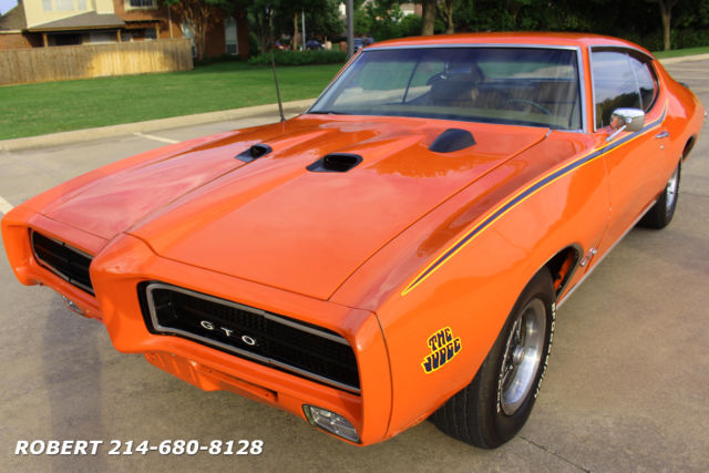 1969 Pontiac GTO REAL WITH PHS REPORT TRIB JUDGE V8 455 NO RUST!!