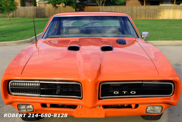 1969 Pontiac GTO REAL WITH PHS REPORT TRIB JUDGE V8 455 NO RUST!! - photo 2