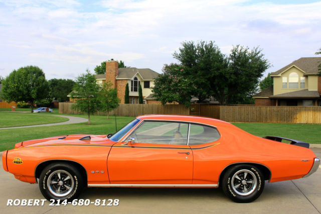 1969 Pontiac GTO REAL WITH PHS REPORT TRIB JUDGE V8 455 NO RUST!! - photo 5