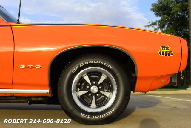 1969 Pontiac GTO REAL WITH PHS REPORT TRIB JUDGE V8 455 NO RUST!! - photo 6
