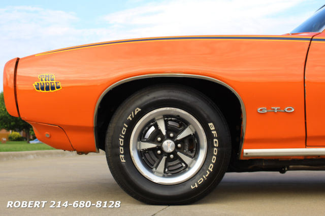 1969 Pontiac GTO REAL WITH PHS REPORT TRIB JUDGE V8 455 NO RUST!! - photo 7