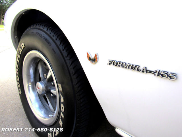 1973 Pontiac Firebird RARE FORMULA Ram Air 455 V8 2 yr Warenty on Trans - photo 10