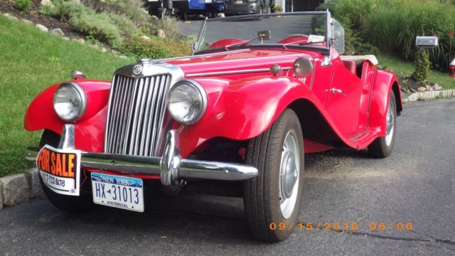 Classic Cars MG TF 1954 1250cc Frame off Restoration only 59,000 original miles 1954 MG T-Series