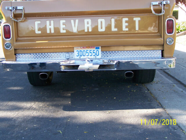 1966 Chevrolet C-10 Custom, large rear window - photo 3