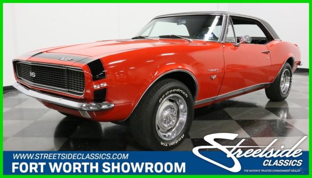 classic chevy 1st gen red 350 v8 4 speed manual 1967 RS/SS Tribute Used Manual 1967 Chevrolet Camaro RS/SS Tribute