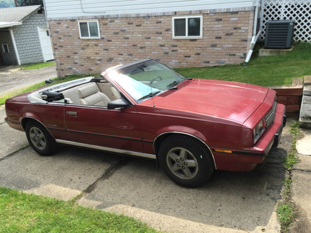 Classic Chevy Cavalier Convertable Very Low Miles 1984 Chevrolet Cavalier