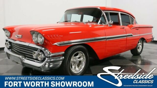 Classic Chevy Cruiser 350 V8 Auto Air Red 1958 Chevrolet Other Biscayne Restomod