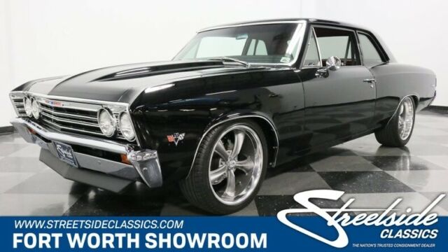 Classic Chevy Muscle Car Big Block 572 V8 Muncie 4 Speed Air Black 1967 Chevrolet Chevelle 300 Deluxe