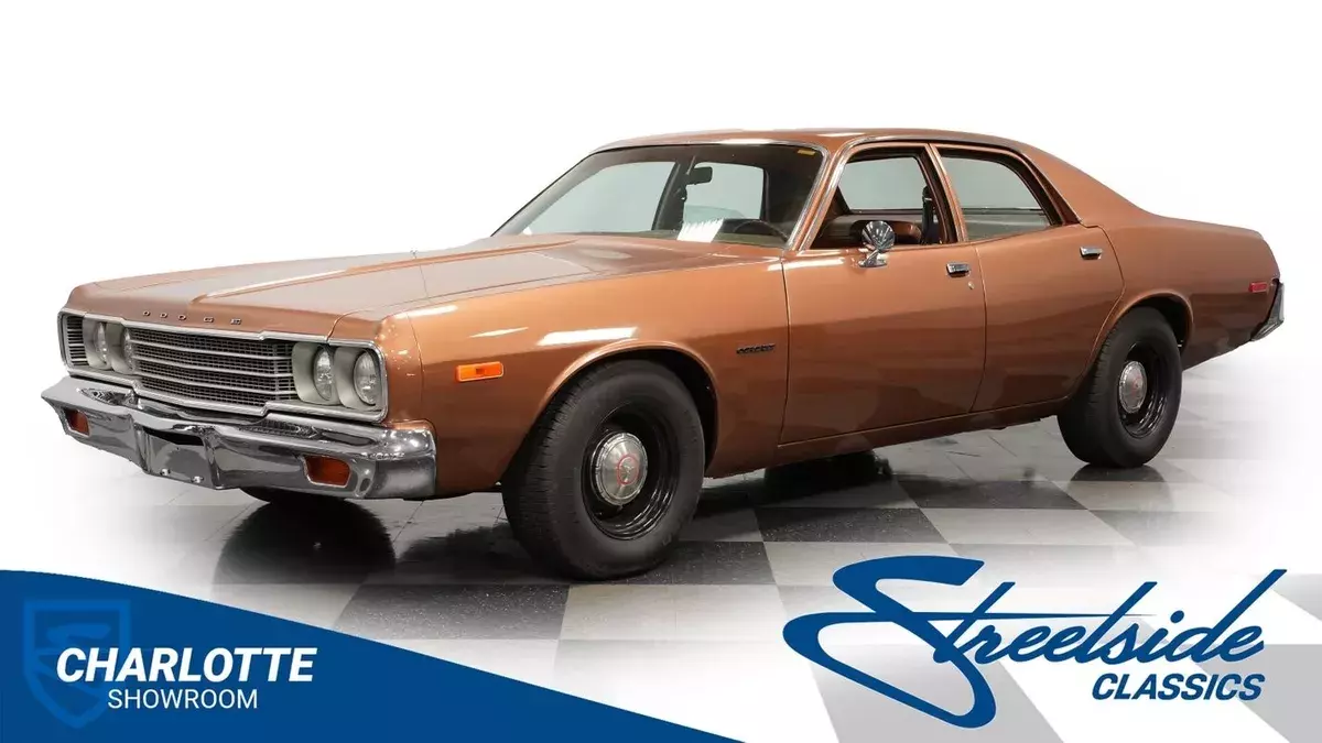 classic chrome vintage sedan collector v8 dodge muscle car american muscle 1974 Dodge Coronet