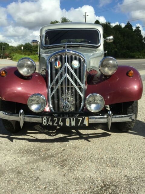 Classic Citroen 1954 11BL Traction Avant 1954 Citroen Traction Avant Chrome
