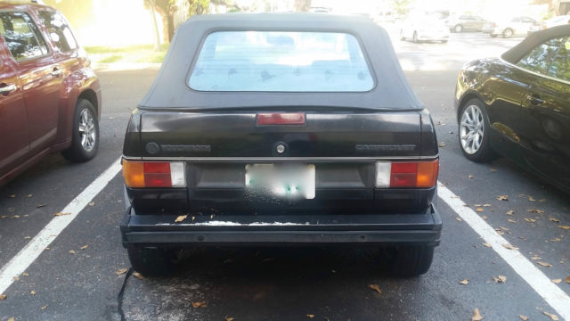 Classic Convertible Cabriolet for Sell 1987 Volkswagen Cabrio Base Convertible 2-Door