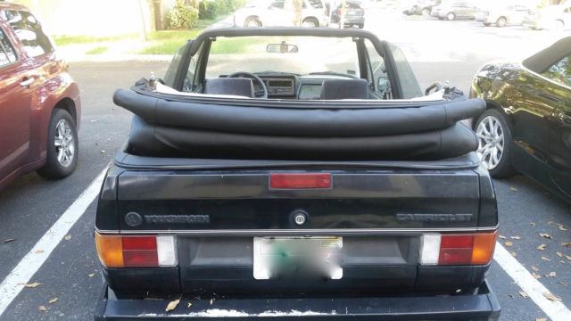 1987 Volkswagen Cabrio Base Convertible 2-Door - photo 4